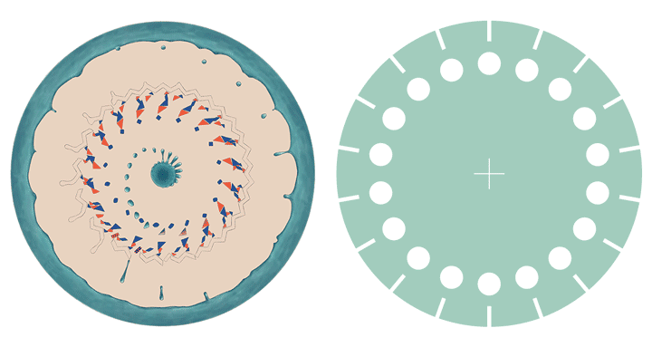 Stationary foreground.